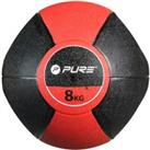 Pure2improve Medicine Ball With Handles - 8kg