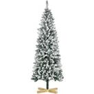 6' Snow Flocked Artificial Christmas Tree Holiday Decoration
