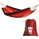 Paradiso Family Sized Handcrafted Garden Hammock with Bag - Terracotta