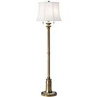 Stateroom 2 Light Floor Lamp Brass E27