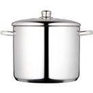 Stainless Steel Stockpot 28cm (14 Litres), Labelled