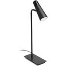 Lao LED 1 Light Adjustable Table Lamp Black