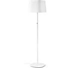 Sweet 1 Light Floor Lamp White with Shade E27