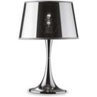 London Cromo 1 Light Large Table Lamp Chrome E27