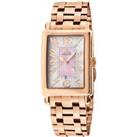 Ave of Americas Mini Rose Stainless Steel Case, Pink MOP Dial Swiss Quartz Watch