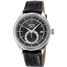 Empire Italian Handmade Black Leather Swiss Automatic ETA 2895 Watch