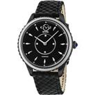 Siena 11703-425 Black Leather Swiss Quartz Watch