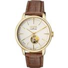 Mulberry Silver Dial Calfskin Leather Swiss Automatic Watch