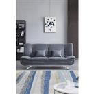 2-Seater Linen Fabric Click-Clack Convertibles Sofa Bed