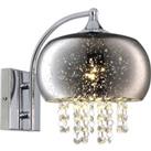 Starlight Pendant Lamp Stunning Chrome Glass And Crystals