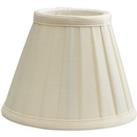 Clip Shades Small Pleated Ivory Candle Shade Ivory