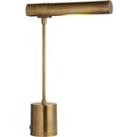 Table Lamp - Antique Solid Brass - 25W E14 - Bedside Task Light - Home Office