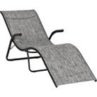 Folding Lounge Chair, Outdoor Chaise Lounge for Beach, Poolside