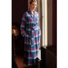 'Montrose' Check Brushed Cotton Dressing Gown