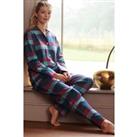 'Montrose' Check Brushed Cotton Pyjama Set
