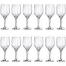 Florian White Wine Glasses - 380ml - Clear - Pack of 12