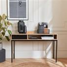 120cm Metal And Wood-effect Console Table