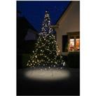 Outdoor Christmas Tree with Twinkling Lights - 3M 480 LED lights create a beautifully illuminated Christmas tree