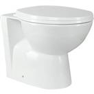 Ceramic Back To Wall Rimless Bathroom Toilet Pan