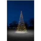 Outdoor Christmas Tree without Pole - 8M 1500 LED lights create a beautifully illuminated Christmas tree