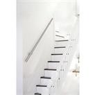 200cm Brushed Stainless Steel Stair Pipe Handrail with Mounts