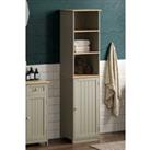 Bath Vida Priano 1 Door 2 Shelves Tall Cabinet Storage Bathroom Furniture 1600 x 400 x 380 mm