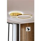 Classic Golden Loops Energy Efficient LED Ceiling Light