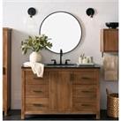 D60cm Round Metal Framed LED Wall Mirror