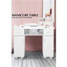 Professional Manicure Table Salon Nail Station with Built-in Nail Dust Collector