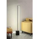 Metal Rectangular LED Floor Lamp with Foot Switch