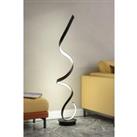 Contemporary LED Modern Curved Spiral Floor Lamp Reading Lights 131m H