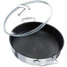 SteelShield C-Series Saute Pan with Lid Stainless Steel Cookware - 30cm