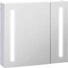 LED Illuminated Bathroom Mirror Cabinet with Lights Touch Switch