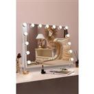 Large Hollywood Vanity Makeup Mirror with 3 Color Mode,50* 65cm