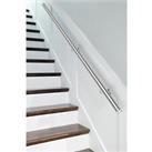 350cm Brushed Stainless Steel Stair Pipe Handrail with Mounts