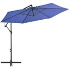 Cantilever Umbrella with Aluminium Pole 300 cm Blue