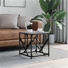 Coffee Table Grey Sonoma 45x45x47.5 cm Engineered Wood