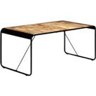 Dining Table 180x90x76 cm Solid Rough Mango Wood
