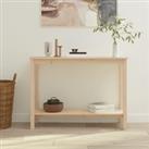 Console Table 110x40x80 cm Solid Wood Pine