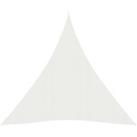 Sunshade Sail 160 g/m White 5x6x6 m HDPE