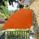 Collapsible Balcony Side Awning Terracotta 160x240 cm