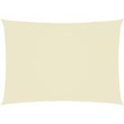 Sunshade Sail Oxford Fabric Rectangular 5x7 m Cream