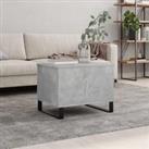 Coffee Table Concrete Grey 60x44.5x45 cm Engineered Wood