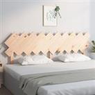 Bed Headboard 196x3x80.5 cm Solid Wood Pine