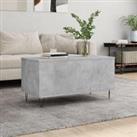 Coffee Table Concrete Grey 90x44.5x45 cm Engineered Wood