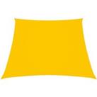 Sunshade Sail Oxford Fabric Trapezium 3/5x4 m Yellow