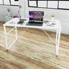 Rectangular Desk with Map Pattern