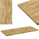 Table Top Solid Oak Wood Rectangular 44 mm 120x60 cm