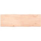 Table Top 160x50x(2-4) cm Untreated Solid Wood Live Edge