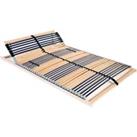 Slatted Bed Base with 42 Slats 7 Zones 140x200 cm
